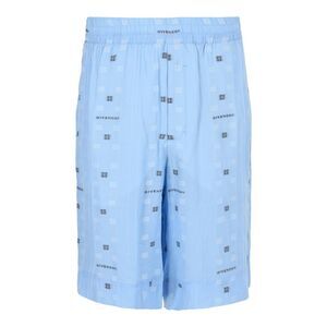 Givenchy 4G Logo Print Shorts Blue Mens